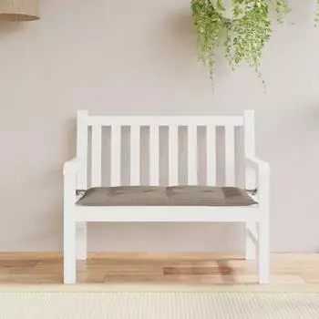 vidaXL Gartenbank-Auflage Taupe 110x50x7cm Oxford-Gewebe (361819)