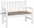 vidaXL Gartenbank-Auflage Taupe 110x50x7cm Oxford-Gewebe (361819)