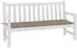vidaXL Gartenbank-Auflage Taupe 150x50x4cm Oxford-Gewebe (47623)