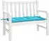vidaXL Gartenbank-Auflage Türkis 100x50x7cm Oxford-Gewebe (361582)