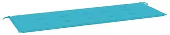 vidaXL Gartenbank-Auflage T&uuml;rkis 150x50x4cm Oxford-Gewebe (361163)