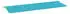 vidaXL Gartenbank-Auflage Türkis 150x50x4cm Oxford-Gewebe (361163)