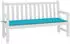 vidaXL Gartenbank-Auflage Türkis 150x50x4cm Oxford-Gewebe (361163)