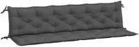 vidaXL Gartenbank-Auflagen 2 Stk. Anthrazit 200x50x7 cm Oxford-Gewebe