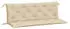 vidaXL Gartenbank-Auflagen 2 Stk. Beige 150x50x7cm Oxford-Gewebe (361700)