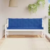 vidaXL Gartenbank-Auflagen 2 Stk. Blau 180x50x7 cm Oxford-Gewebe