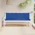 vidaXL Gartenbank-Auflagen 2 Stk. Blau 180x50x7cm Oxford-Gewebe (361726)