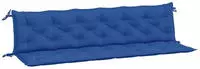 vidaXL Gartenbank-Auflagen 2 Stk. Blau 200x50x7 cm Oxford-Gewebe