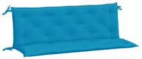 vidaXL Gartenbank-Auflagen 2 Stk. Hellblau 150x50x7 cm Oxford-Gewebe