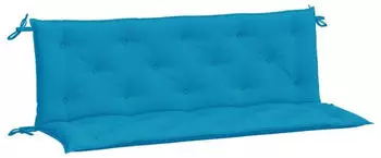 vidaXL Gartenbank-Auflagen 2 Stk. Hellblau 150x50x7cm Oxford-Gewebe (361701)