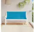 vidaXL Gartenbank-Auflagen 2 Stk. Hellblau 150x50x7cm Oxford-Gewebe (361701)