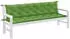 vidaXL Gartenbank-Auflagen 2 Stk. Melange Grün 200x50x7cm Stoff (4002635)