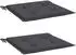 vidaXL Gartenstuhl-Kissen 2 Stk. Anthrazit 40x40x3cm Oxford-Gewebe (314002)