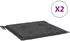 vidaXL Gartenstuhl-Kissen 2 Stk. Anthrazit 40x40x3cm Oxford-Gewebe (314002)