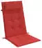 vidaXL Hochlehner-Auflagen 2 Stk. Rot Oxford-Gewebe (361892)