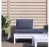 vidaXL Palettenkissen 2 Stk. Marineblau Stoff (379148)