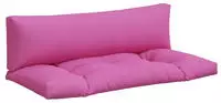 vidaXL Palettenkissen 2 Stk. Rosa Oxford-Gewebe