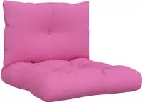 vidaXL Palettenkissen 2 Stk. Rosa Oxford-Gewebe