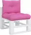 vidaXL Palettenkissen 2 Stk. Rosa Oxford-Gewebe (360854)