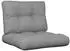 vidaXL Palettenkissen 2-tlg. Grau Stoff (360646)