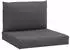 vidaXL Palettenkissen 2-tlg. Melange Anthrazit Stoff (4002640)