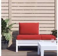 vidaXL Palettenkissen 2-tlg. Rot Oxford-Gewebe