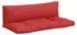 vidaXL Palettenkissen 2-tlg. Rot Stoff (360928)