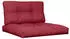 vidaXL Palettenkissen 2-tlg. Weinrot Stoff (360720)