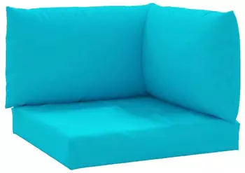 vidaXL Palettenkissen 3 Stk. T&uuml;rkis Oxford-Gewebe (361791)