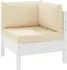 vidaXL Palettenkissen 3-tlg. Beige Oxford-Gewebe (315067)
