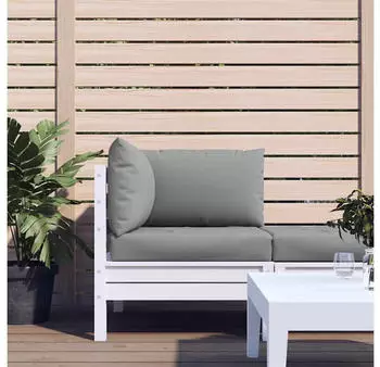 vidaXL Palettenkissen 3-tlg. Grau Oxford-Gewebe (361774)