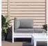 vidaXL Palettenkissen 3-tlg. Grau Oxford-Gewebe (361774)