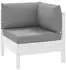 vidaXL Palettenkissen 3-tlg. Grau Oxford-Gewebe (361774)