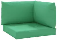 vidaXL Palettenkissen 3-tlg. Gr&uuml;n Oxford-Gewebe