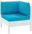 vidaXL Palettenkissen 3-tlg. Hellblau Oxford-Gewebe (315068)