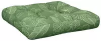 vidaXL Palettenkissen Blattmuster 60x61,5x10 cm Oxford-Gewebe