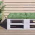 vidaXL Palettenkissen Blattmuster 60x61,5x10cm Oxford-Gewebe (360897)