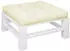 vidaXL Palettenkissen Creme 80x80x12cm Stoff (360493)