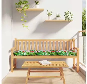 vidaXL Palettenkissen Floral Tropischer Dschungel 200x40x8cm (42001687)