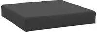 vidaXL Palettenkissen Schwarz 60x60x6 cm Oxford-Gewebe