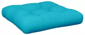 vidaXL Palettenkissen T&uuml;rkis 58x58x10cm Oxford-Gewebe (360921)