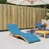 vidaXL Sonnenliegen-Auflage Blau 200x60x3cm Oxford-Gewebe (314207)