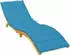 vidaXL Sonnenliegen-Auflage Blau 200x60x3cm Oxford-Gewebe (314207)