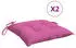 vidaXL Stuhlkissen 6 Stk. Rosa 40x40x7cm Stoff (361503)