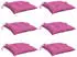 vidaXL Stuhlkissen 6 Stk. Rosa 40x40x7cm Stoff (361503)