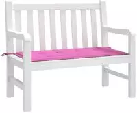 vidaXL Stuhlpolster Uni Rosa 100 x 50 x 3 cm Oxford-Stoff