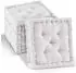 Beautissu Mila Stuhlkissen 40x40x8cm Natur 4tlg