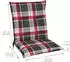 Beautissu Sunny RK Niederlehner 100x50x6cm Bordeaux Kariert