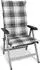 Beautissu Sunny MK Hochlehner 120x50x6cm Mintgrün Kariert 4tlg