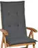 Beautissu Loft HL Hochlehner 120x50x6cm Graphitgrau